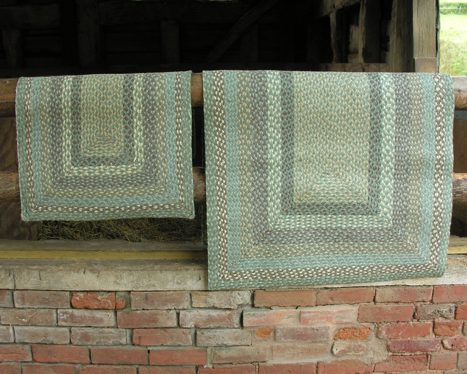 Braided Organic Jute Rug Seaspray - Image 5