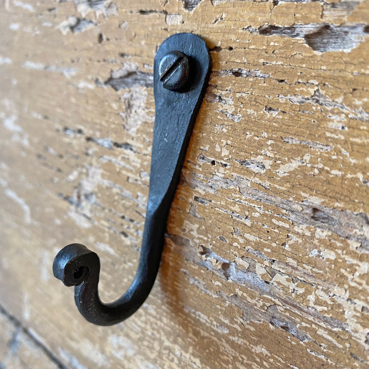 Small Hand Forged Iron Hook - Image 1