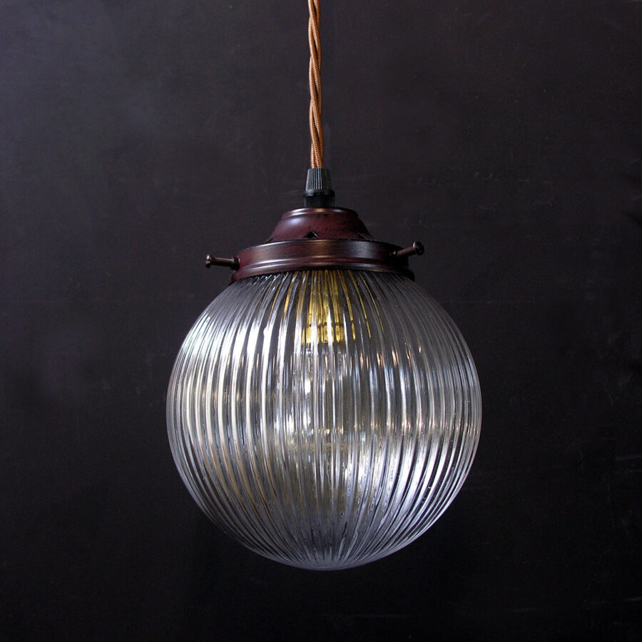 Prismatic Globe Pendant Light Small