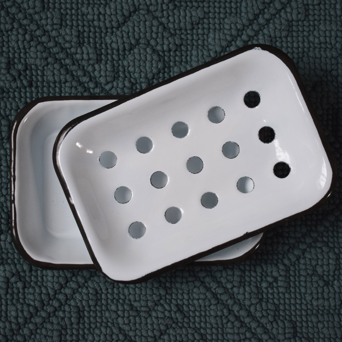 Enameled Two-Part Soap Dish - Image 2