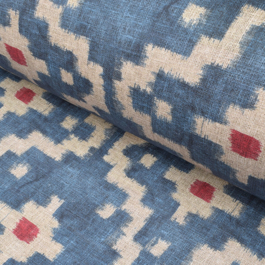 Extra Wide Solitaire - Indigo Peony
