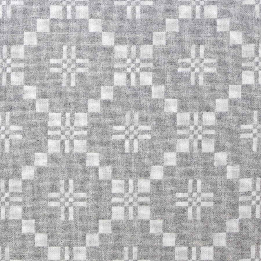 St David's Cross Welsh Throw - Grey
