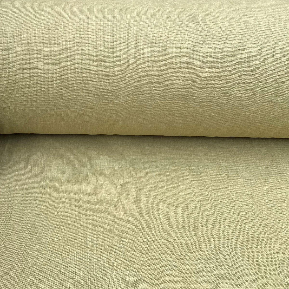 Washed Linen Khaki Green - Image 3