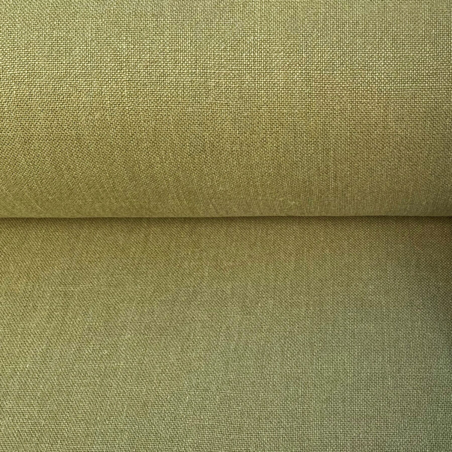Linen Lavenham - Olive Green