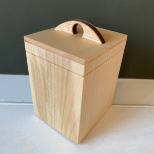Hardwood Caddy - Sycamore & Walnut - Image 1