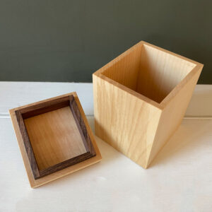 Hardwood Caddy - Sycamore & Walnut - Image 3