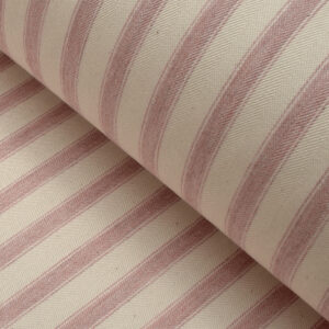 Pink Ticking Material for curtains