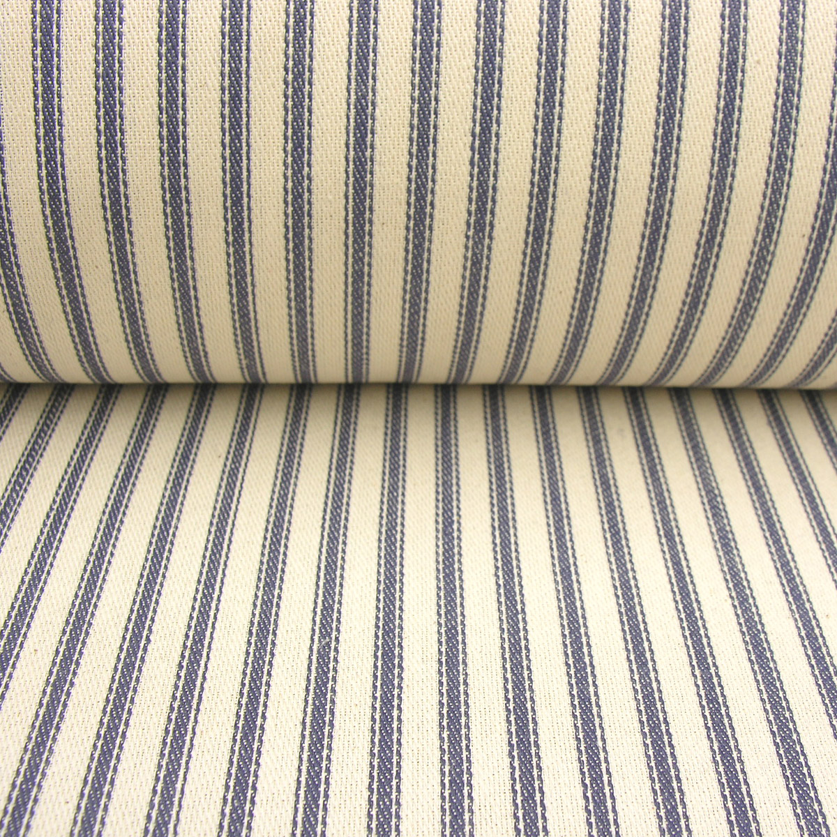 Cotton Ticking Wide - Cribbage Navy - Image 3