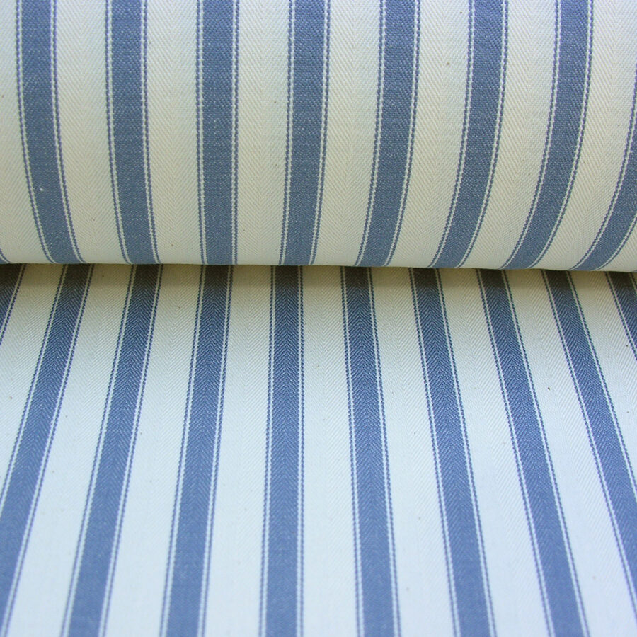 Ticking Fabric Large - Airforce Blue