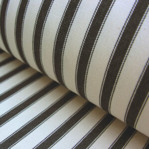 Ticking Fabric black