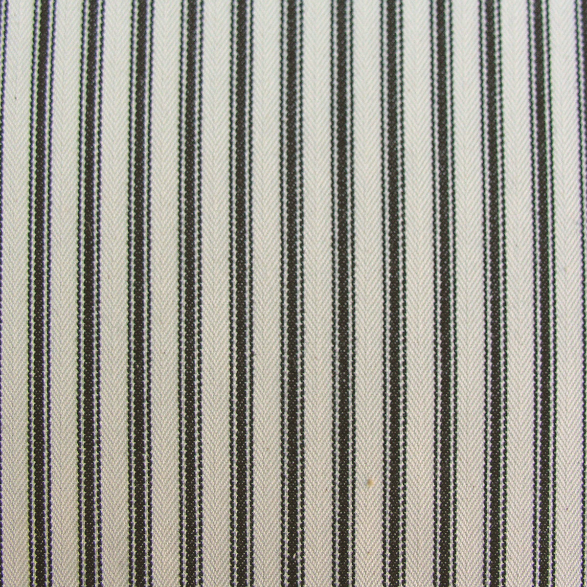 Ticking Fabric - Black - Image 2