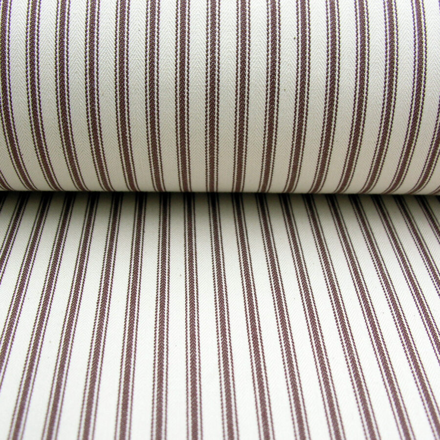 Brown Striped fabric for curtains