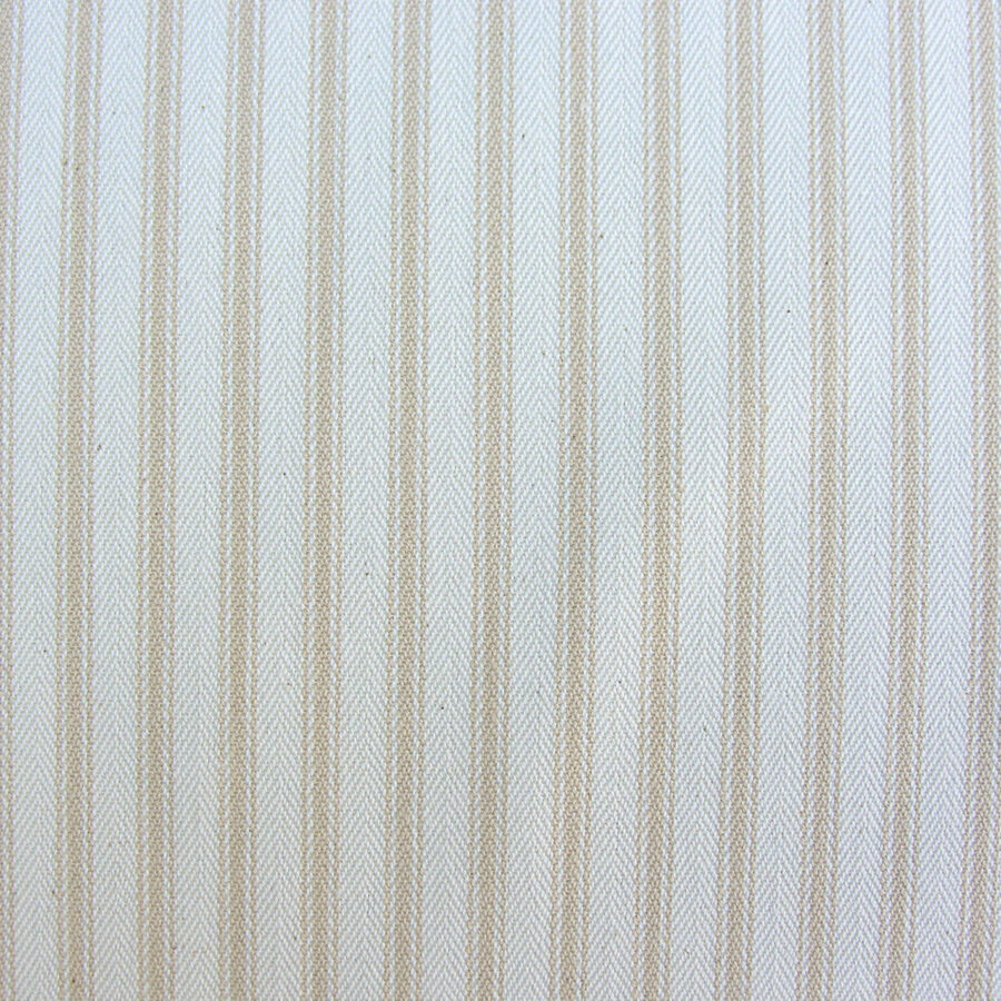Ticking Fabric - Cream