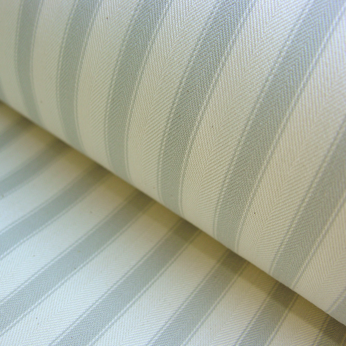 Ticking Fabric Large - Dove - Image 1