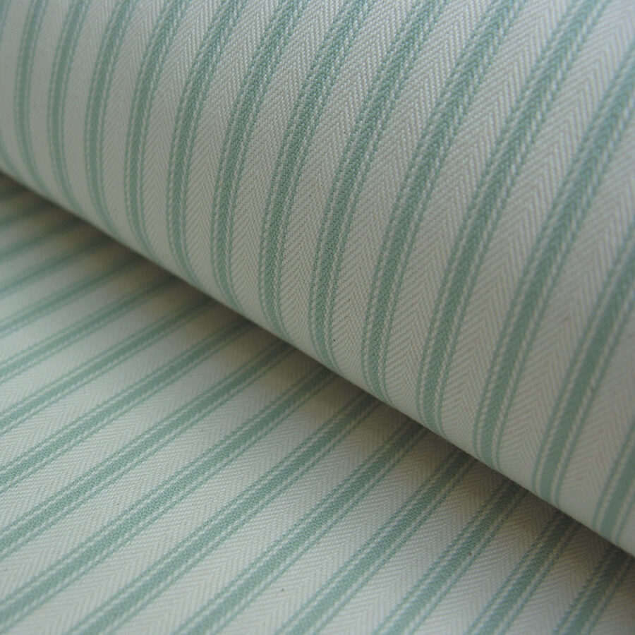Ticking Fabric - Duck Egg