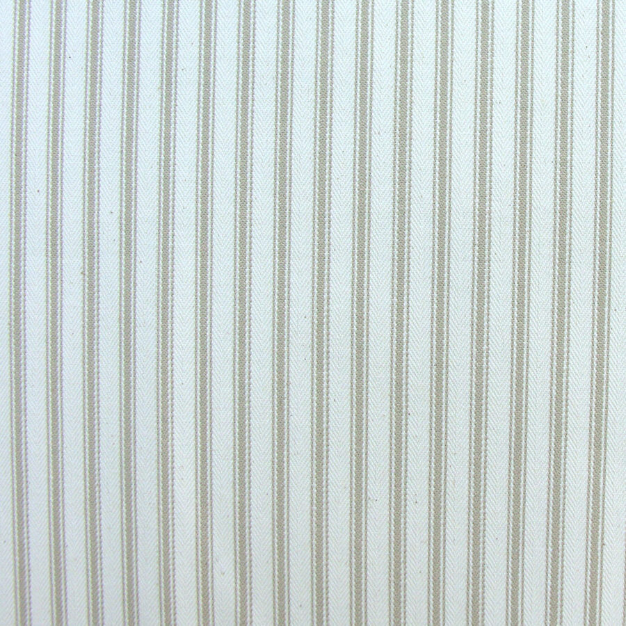 Ticking Fabric - Flax