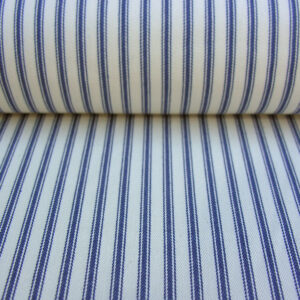 Ticking Fabric - Navy - Image 3