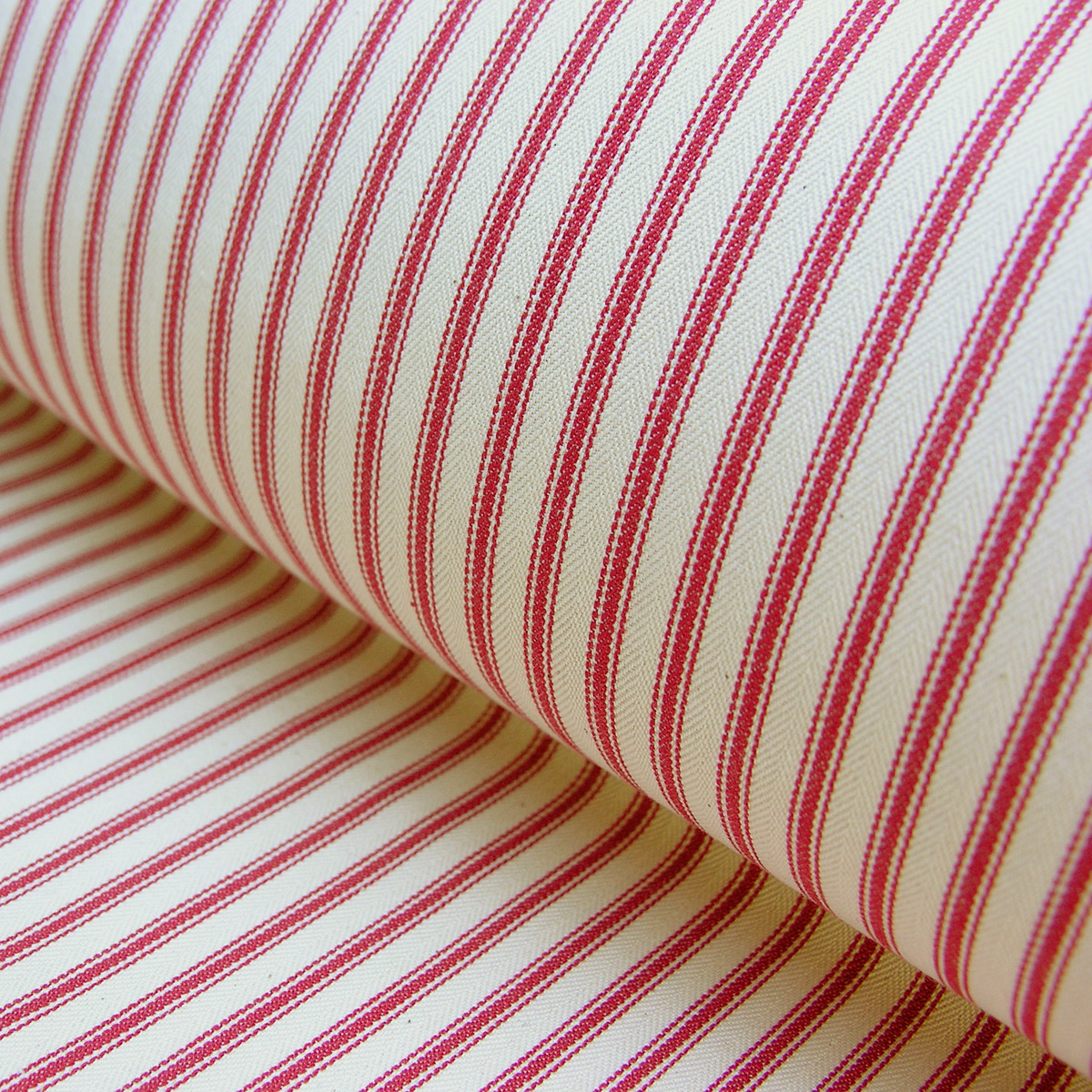 Ticking Fabric red, peony red ticking material for curtains and blinds