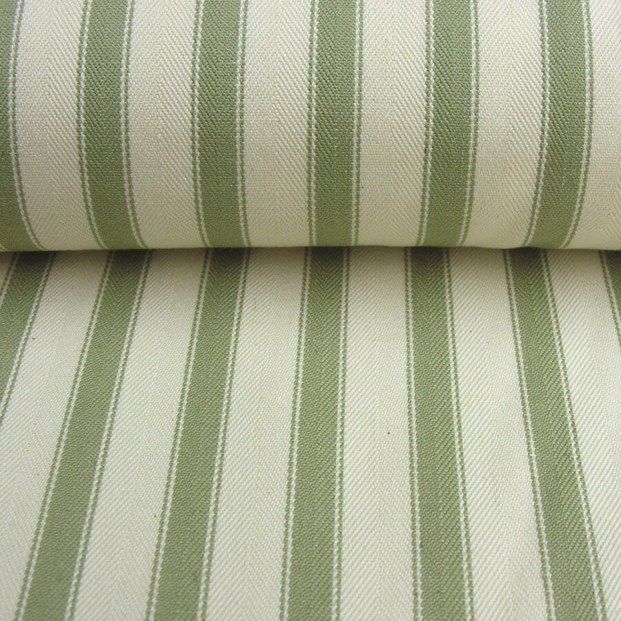 Ticking Fabric Large - Sage