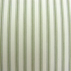 Green Ticking fabric for curtains
