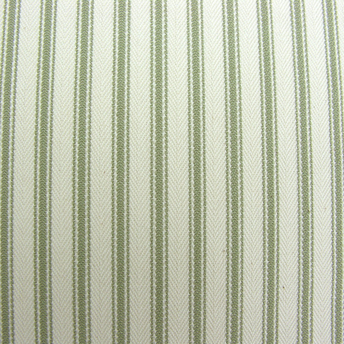 Green Ticking fabric for curtains