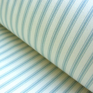 ticking fabric sea green