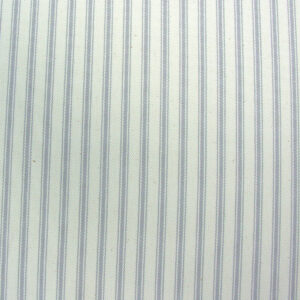 Ticking Fabric - Silver Grey - Image 2