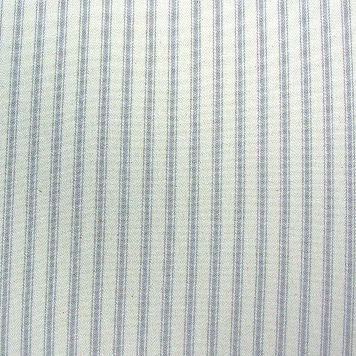 Ticking Fabric - Silver Grey - Image 2