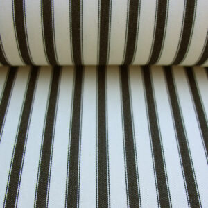 Ticking Fabric black