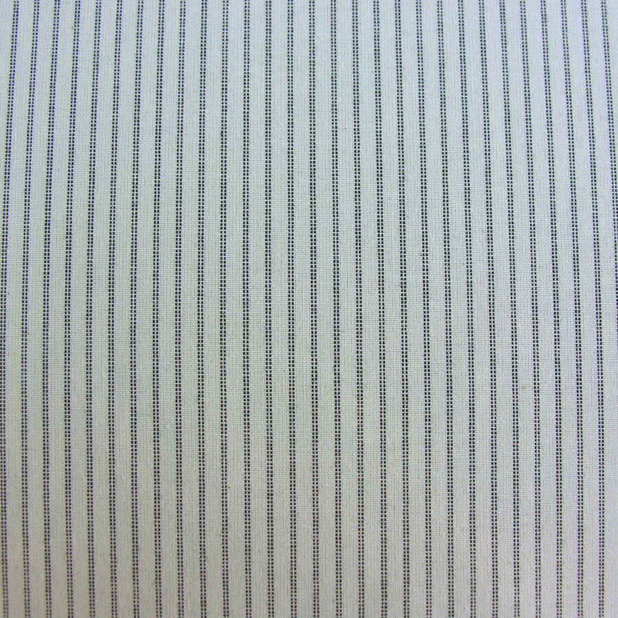 Cotton Lining Stripe - Black