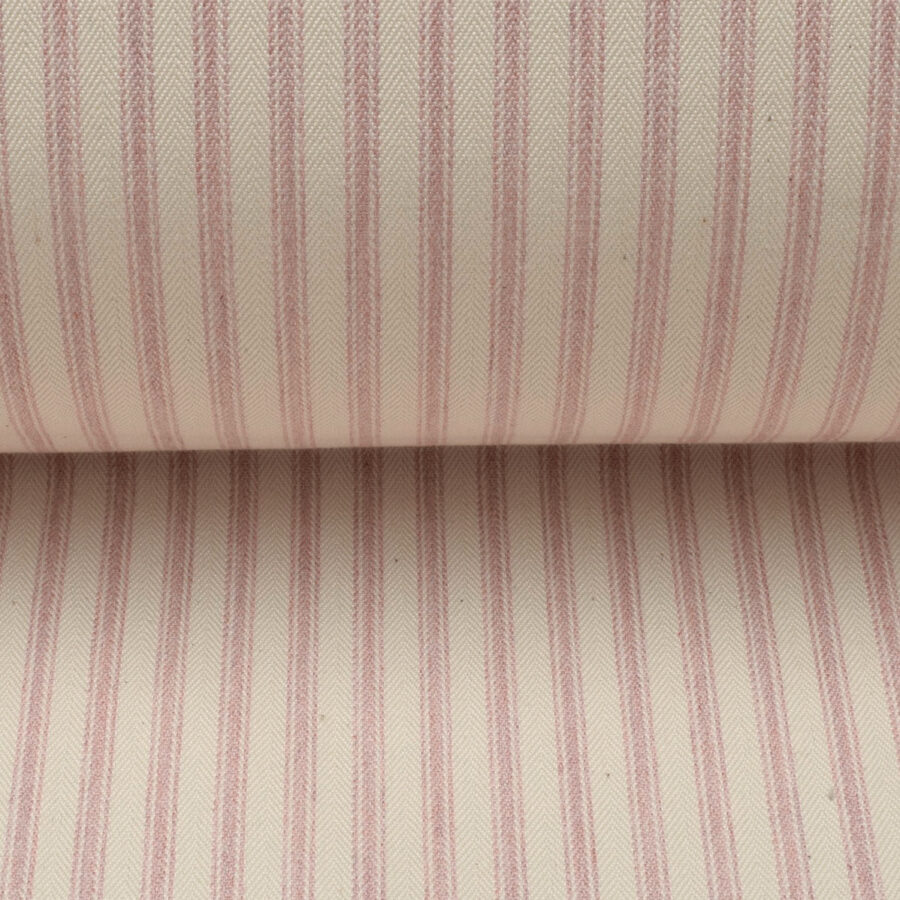 Ticking Fabric Large - Pink