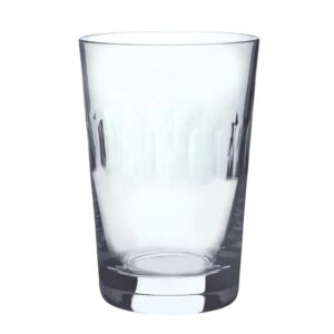 Set of Six  Crystal Tumblers Lens Design - Image 2