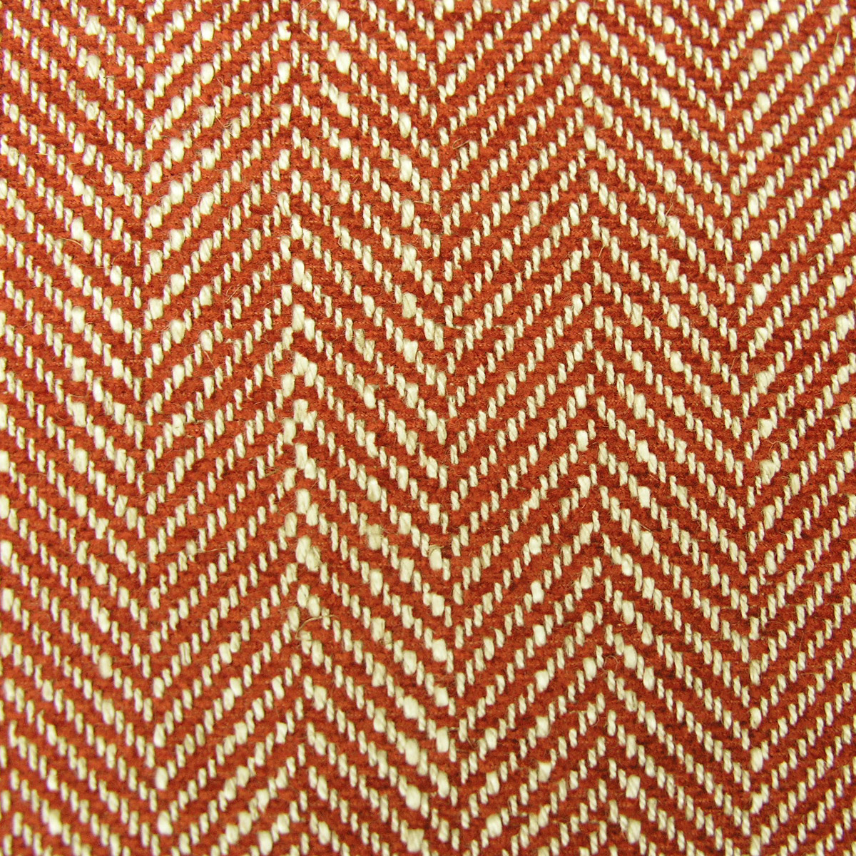 Upholstery Fabric Spey Herringbone - Brick Red - Image 2