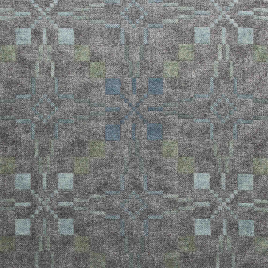 Vintage Star Welsh Throw - Slate
