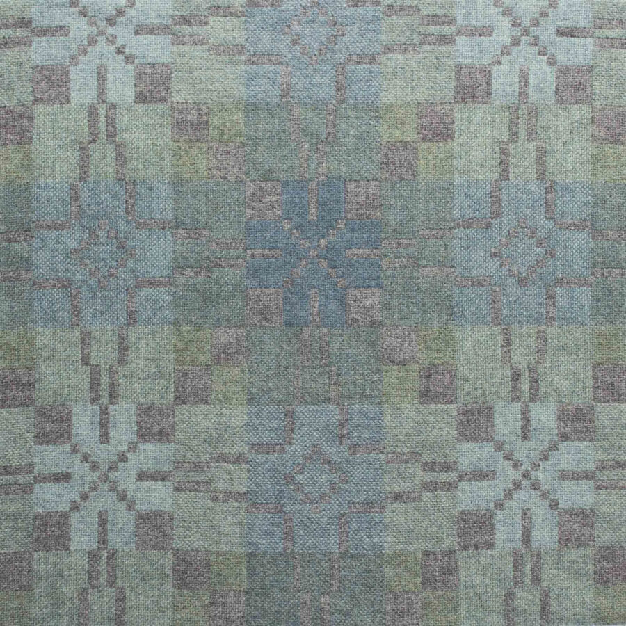 Vintage Star Welsh Throw - Slate