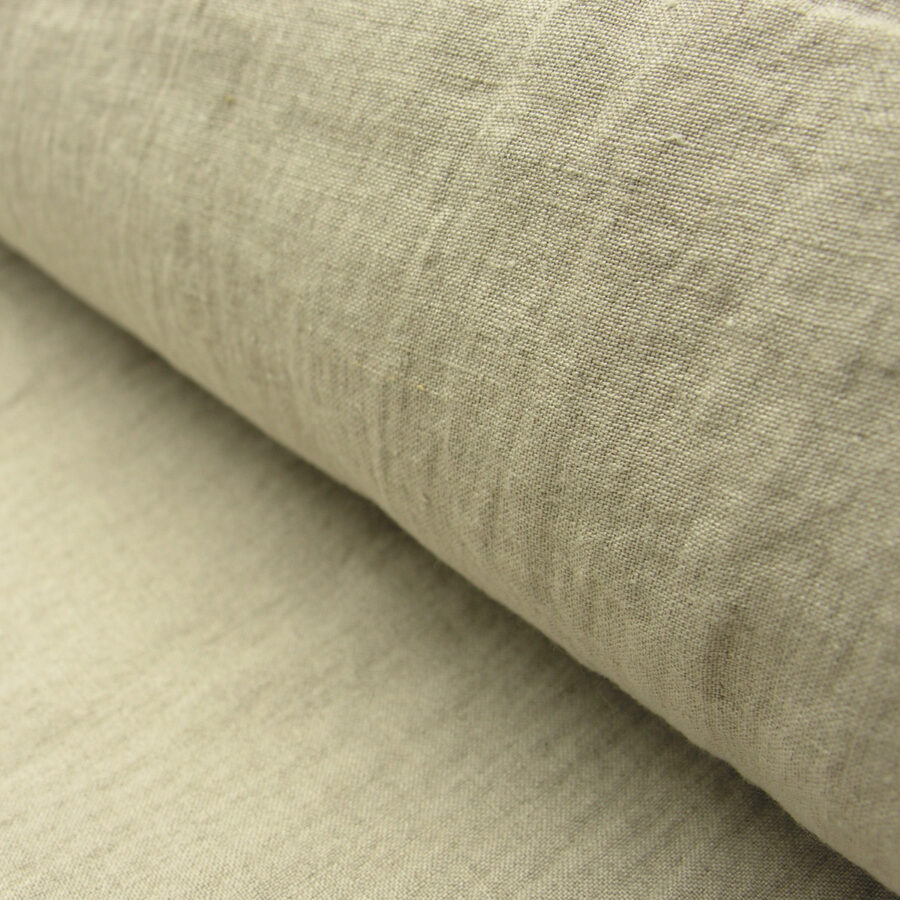 Wide Washed Linen - Natural