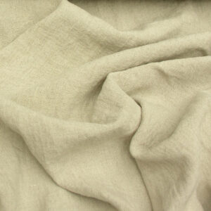 Wide Washed Linen - Natural - Image 3