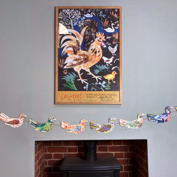 Mark Hearld Whimsical Bird Garland