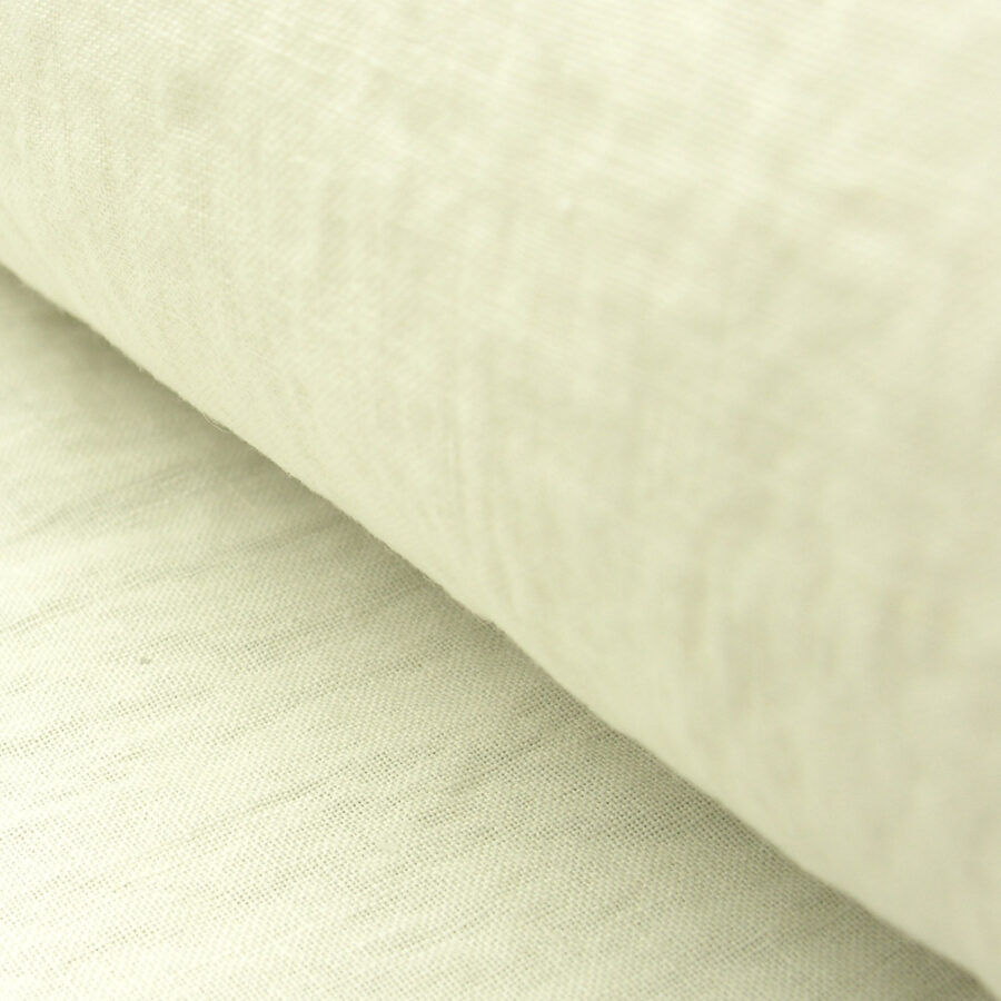 Wide Washed Linen - Off White