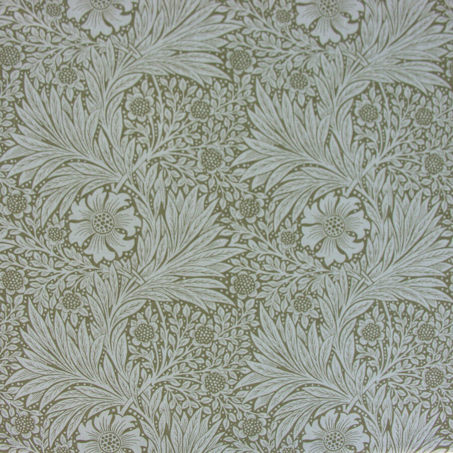 William Morris Marigold - Olive and Linen
