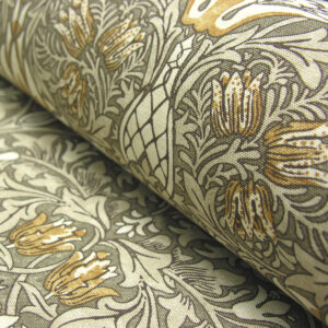 William Morris Snakeshead - Pewter and Gold
