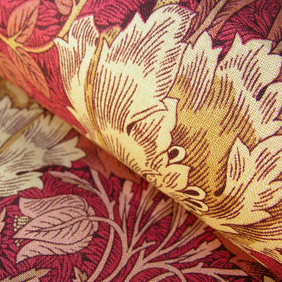 William Morris Honeysuckle & Tulip - Brick and Russet