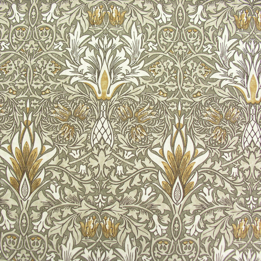 William Morris Snakeshead - Pewter and Gold