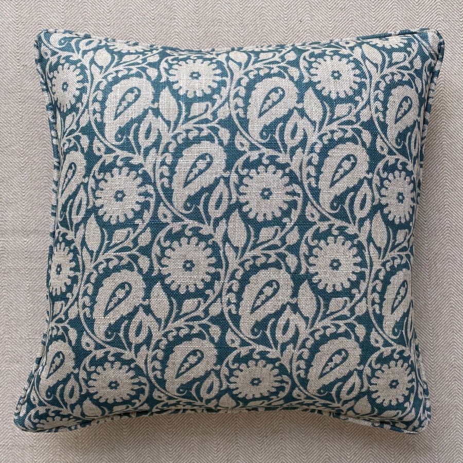 Agnes Cushion - Teal