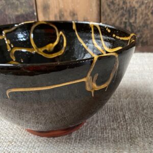 Erica Taylor Low Deep Footed Bowl - Black ETD3 - Image 3