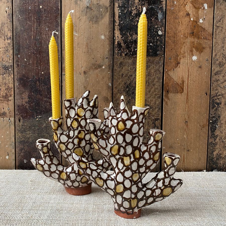 Erica Taylor Low Hawthorn Candelabra ETLC2