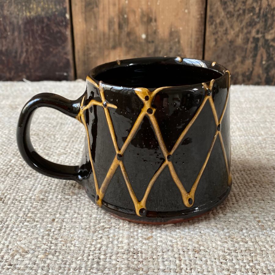Erica Taylor Low Mug - Black Diamond ETM3