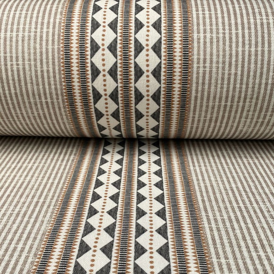 Extra Wide Aztec Stripe - Natural