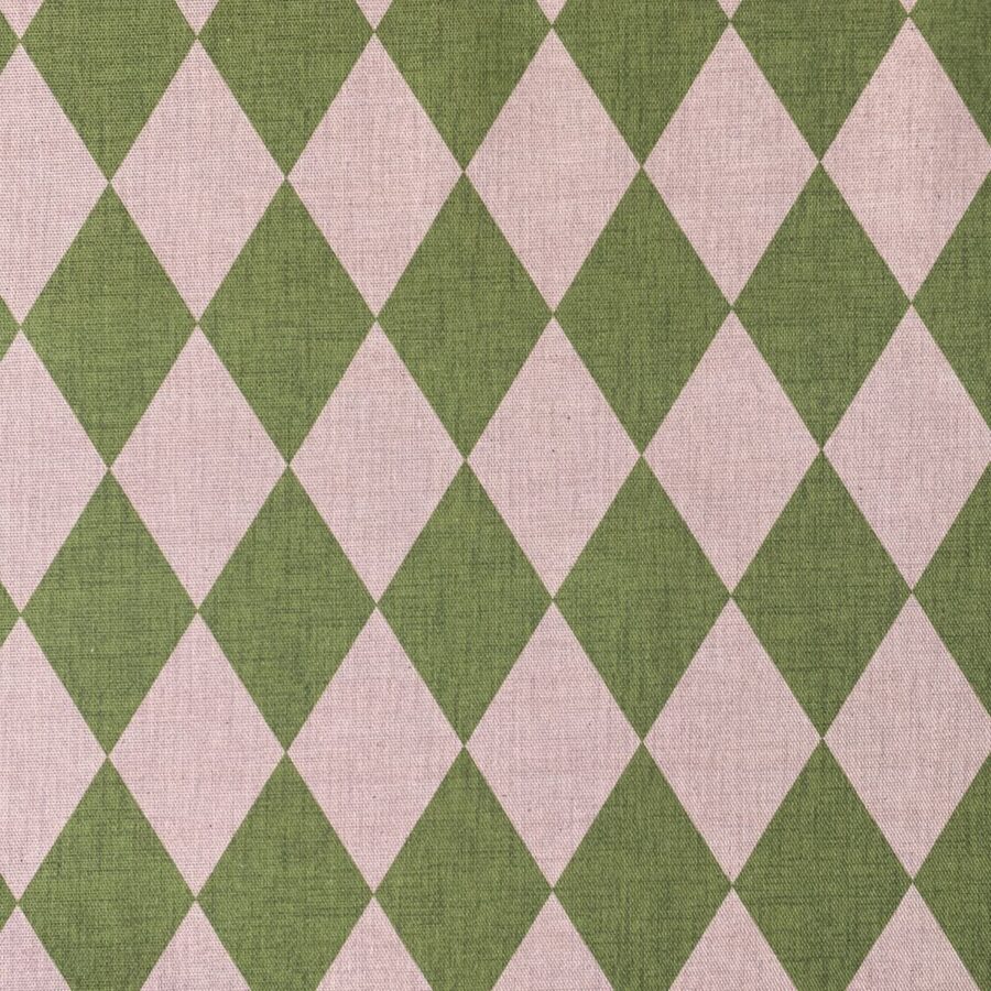 Harlequinade - Pink & Green