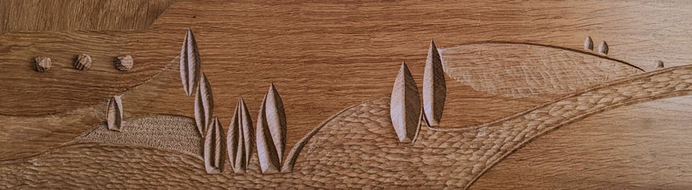 Lynn Hodgson Wooden Mirror frame Tinsmiths
